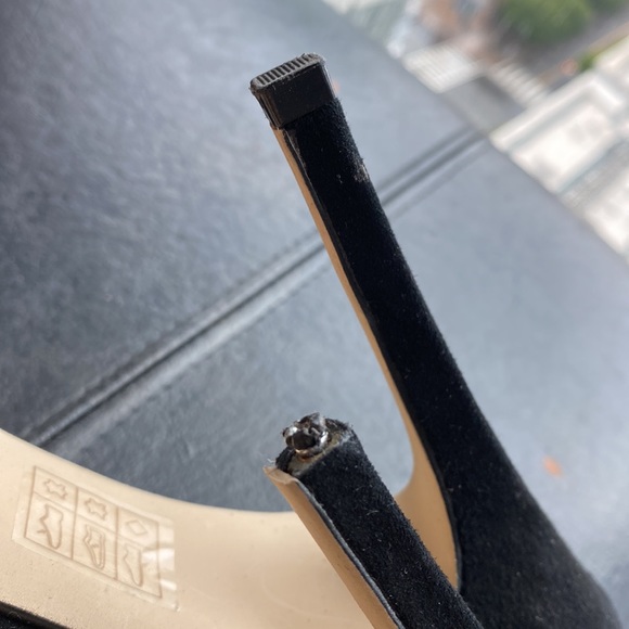 Karen Millen 100% all leather sky high stiletto pump heels - 40 - Picture 15 of 16